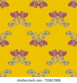 Butterfly doodle seamless pattern zentangle inspired art for new backdrop. Decorative hand drawn background can be used for wallpaper, pattern fills, web page background, surface textures and other