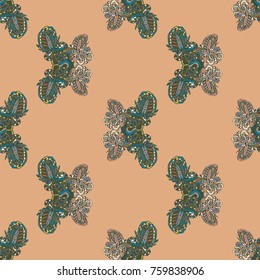 Butterfly doodle seamless pattern zentangle inspired art for new backdrop. Decorative hand drawn background can be used for wallpaper, pattern fills, web page background, surface textures and other