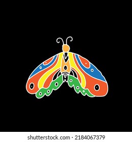 butterfly of drawing mexico. butterfly for pattern fabric. butterfly sticker colection.