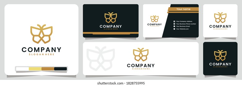 butterfly , elegant , luxury ,golden color, logo design inspiration