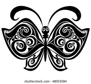 butterfly, Element for design, vector illustration