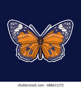 Butterfly. Embroidery. fachion patch badges