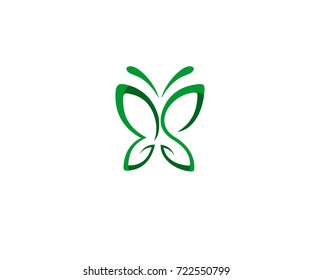 Butterfly ES Letter Monogram Logo