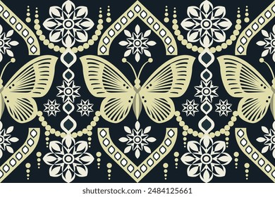 butterfly fabric pattern textile illustration, embroidery, print striped ornament floral, pattern, design for wrapping, silk, scarf, background, textile, carpet, rug, texture, hand-draw
