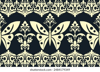 ilustración textil, bordado, estampado floral, patrón, diseño para envoltura, seda, bufanda, fondo, textil, alfombra, alfombra, textura, dibujo a mano