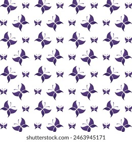 Butterfly favorable trendy multicolor repeating pattern vector illustration background design