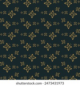 Butterfly favored trendy multicolor repeating pattern vector illustration design