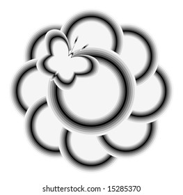 butterfly and flower