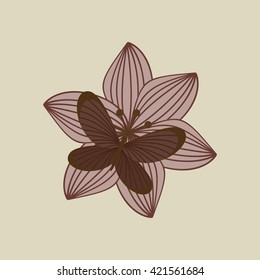 butterfly and flower design 