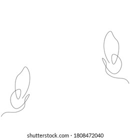 Butterfly fly background vector illustration