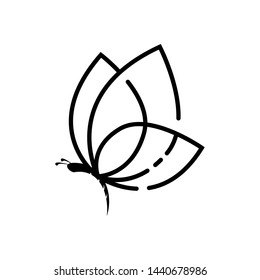 butterfly fly icon template, butterfly design elements