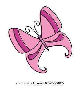 butterfly flying decorative frame