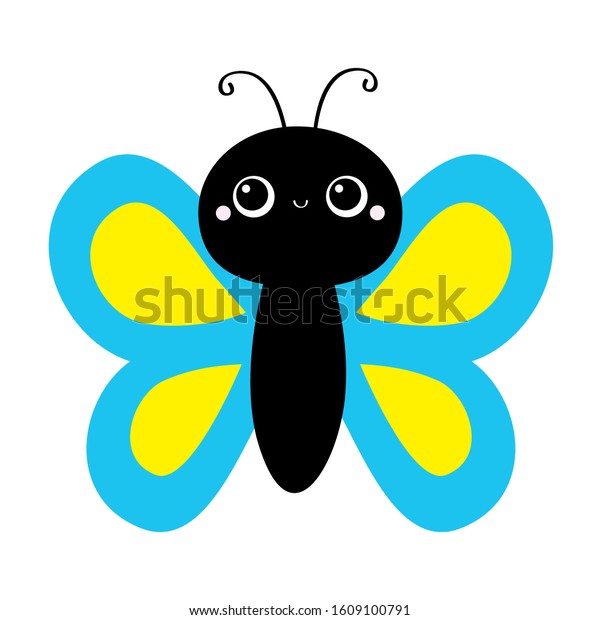 Icone D Insecte Volant Par Papillon Collection Image Vectorielle De Stock Libre De Droits