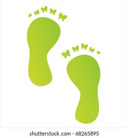 butterfly foot steps