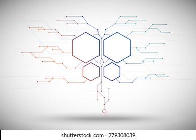 a butterfly in the form of communication lines compounds