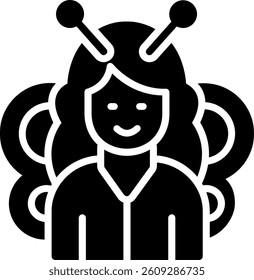 Butterfly Glyph Icon Vector Design