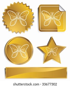 butterfly gold