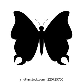 butterfly graphic design , vector illustration