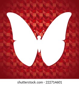 butterfly graphic design , vector illustration