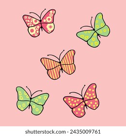 Butterfly Graphic Tees Design for Tshirt Print