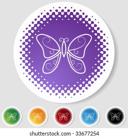 butterfly halftone