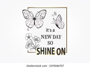 butterfly hand drawn design vector