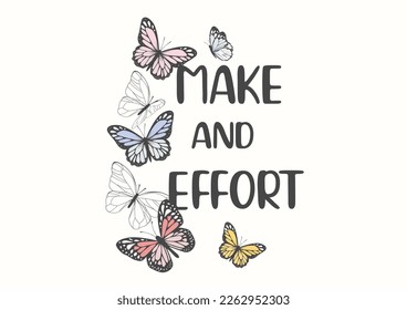 butterfly hand drawn design vector hand drawn