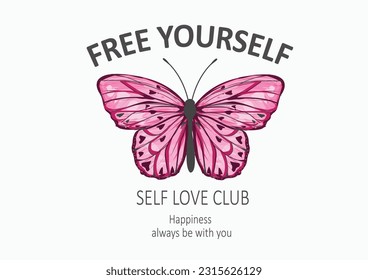 butterfly hand drawn design vector art