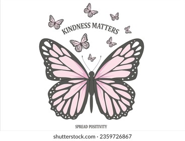 butterfly hand drawn design vector art
