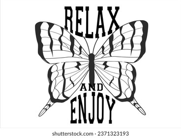 butterfly hand drawn design vector