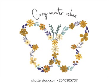 butterfly hand drawn design vector