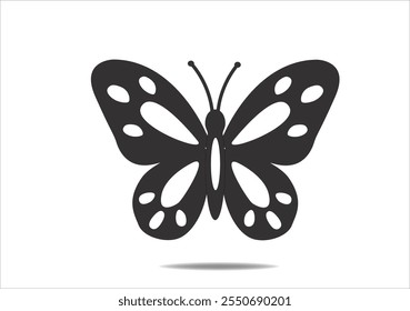 butterfly hand drawn design vector