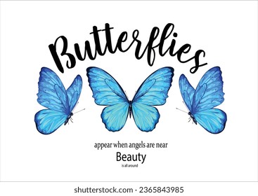 butterfly hand drawn desing vector