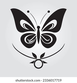 handgezeichnete Logo-Vektorgrafik, Spa-Beauty und modische Logo-Design-Vorlage