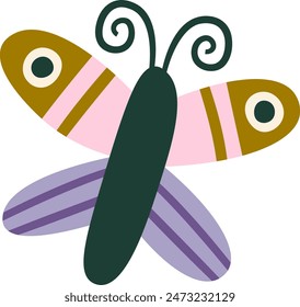 Butterfly Hand Drawn Vector Illustration