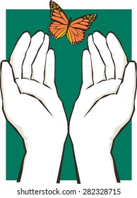 Butterfly hands