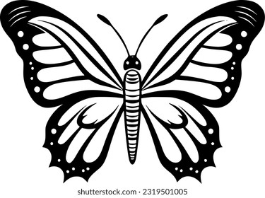 Butterfly - High Quality Vector Logo - Vector illustration ideal for T-shirt graphic