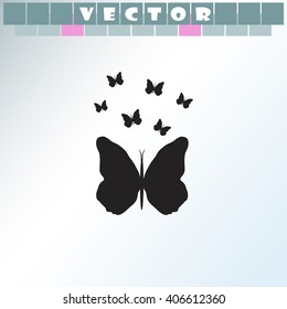 Butterfly icon.