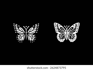 butterfly icon art drawing bug