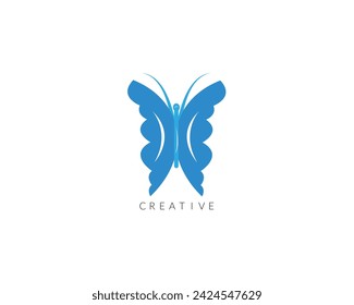 Butterfly Icon . Buttefly victor .