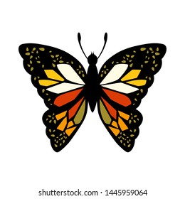Butterfly Icon. Colored Design. EPS 10 vector illustration.