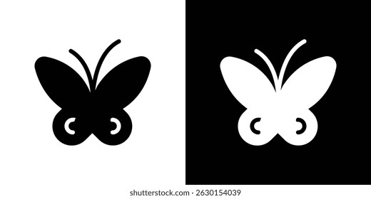 Butterfly icon concept, vector illustration