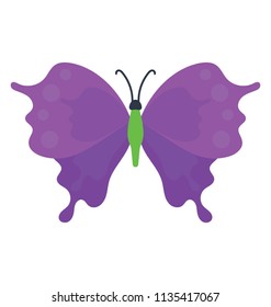 
A butterfly icon cutely created, representing swallowtail butterfly species
