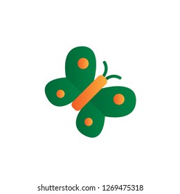 butterfly icon design with creative modern concept and simple logo creative shape style design vector eps 10