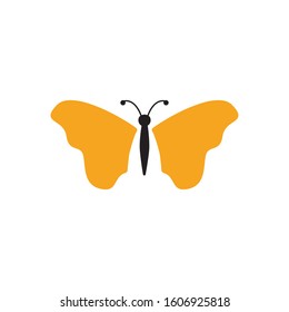 Butterfly icon design template vector isolated illustration