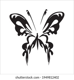 butterfly icon design, vector eps 10
