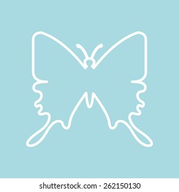 butterfly icon design, vector illustration eps10 graphic 