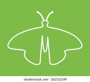 butterfly icon design, vector illustration eps10 graphic 