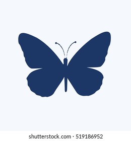 Butterfly icon design,clean vector