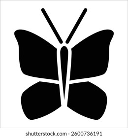 Butterfly Icon Element For Design